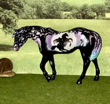 OOAK Breyer cm Custom Stablemate Halloween Horse Indian Pony* HeadlessHorseman * picture