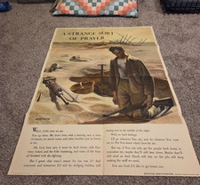 Rare Authentic 1945 WWII United States Navy Poster 