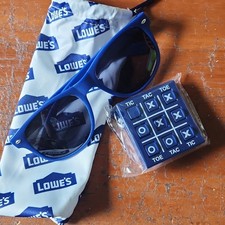 Lowes Member  Exclusive  Sun Glasses And Tic Tac Toe Keychain picture