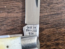Vintage Case XX 1978 Red Case Letter Stag Serpentine Medium Jack Knife SS 52032 picture
