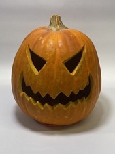 Vintage 1993 Trendmasters Light Up Jack O Lantern Foam Pumpkin Halloween Decor picture