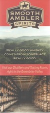 Rack Card Smooth Ambler Spirits, Maxwelton, West Virginia 2017 Greenbriar Valley picture