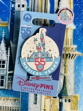 2026 Disney Parks Walt Disney World 55th Anniversary Castle Magical Years LR Pin picture