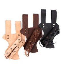 Hand Stitched Genuine Leather Sword Frog Belt Holder  Medieval LARP Holster picture