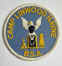 BSA Camp Linwood Hayne Patch Georgia Carolina Council blue twill background picture