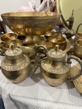 11  LB Vintage Brass Lot Of Brass Korea See Pictures picture