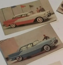 6 Vintage 1950's Oldsmobile Dealer Promotional Cards Super 88 and 98's picture