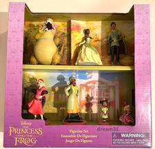 NIB Disney The Princess and the Frog Tiana Figurine 7 pieces Play Toy Figure Set picture