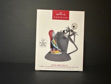 2022 Hallmark Jack and Sally Disney Nightmare Before Christmas Keepsake Ornament picture