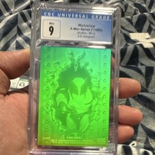 SkyBox X-Men Series 2 1993 Wolverine Hologram #H1-X Trading Card CGC 9 picture