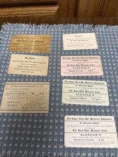 Antique Bard Theatre Ticket Stub Maryland Baltimore Poe Russian Lecture 1907 Old picture