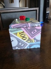 Homemade Wooden Monopoly Box picture