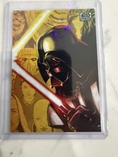 2026 Topps Chrome Star Wars Galaxy - Darth Vader - Star Wars Logo # /77 picture