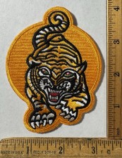 Vintage US Navy VA-65 Tigers Attack Squadron Iron On Patch USN Made In Taiwan picture