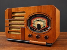 Old Antique Wood General Vintage Tube Radio Converted to a Bluetooth Speaker picture