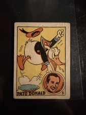 Rare HTF Walt Disney Pato Donald #3 Donald Duck Card Vintage Spanish Antique picture