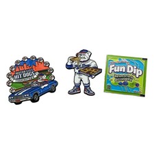 Motor City Hit Dogs Cooperstown 2026 Enamel Pin Set Champion Pins Baseball 3pc picture