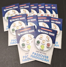 12 Passover Haggadah Maxwell House - Haggadahs New Never Used-Free Shipping USA picture