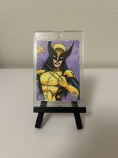 2025 Chrome Deadpool Black Suit X-23 1/1 Silver Foil Sketch By madmonkeylove picture