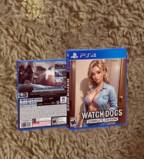 Watch Dogs Complete Edition PS4 CUSTOM COVER ART & CASE - NO GAME picture