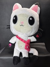 Spin Master Gabby's Dollhouse Pandy Paws Talking  Plush Toy White Cat 14in picture