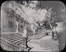 Glass Magic Lantern Slide THE ROYAL PALACE  C1900 PHOTO SPAIN picture