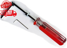 Heavy-Duty Carbon Steel Elevator Door Key with Plastic Handle, Red SHIPS FREE picture