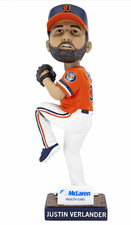 Justin Verlander Baseball Bobblehead w/ Box, McLaren Health Care Base picture