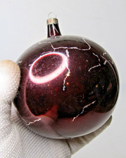 VTG pre WWII Blown Glass Large Classic BALL Christmas Ornament Heidt US of A picture