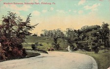 Pittsburgh PA Horse Riding Schenley Park Mallet Creek Ohio DPO Vtg Postcard J29 picture