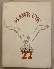 Vintage 1977 West Wilkes High School Hawkeye Year Book Wilkesboro NC picture