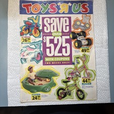 VTG 1997 JUNE TOYS R US Catalog Book N64 Playstation Little Tikes Nerf 32 Pages picture