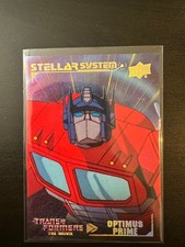 Upper Deck Transformers 40th Anniv Stellar System SS1 Optimus Prime Supernova/99 picture