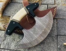 SHARD Alaskan ULU KNIFE With Sheath HAND FORGED 6
