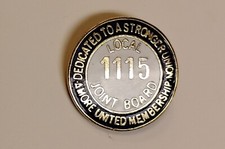 Local 1115 Joint Board Union Membership Dedicated To A Stronger Union Pin picture