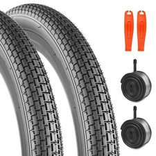 2 Pack 12/14/16/18/20/24/26 x 2.35 Bike Tire with Inner Tubes, 2.35 Inch Wide Bi picture