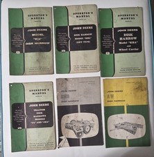 HUGE Lot of 100+  Vintage John Deer Tractor Farm Implement Manuals picture
