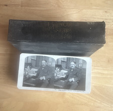 Sears, Roebuck & Co. Boxed Stereoview Card Lot B&W Mr. W. E. Sears tip Sears picture