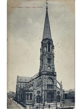 Reims - Saint-André Church - postcard circulated around 1905 picture