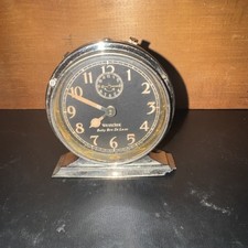 ANTIQUE Westclox Baby Ben Deluxe alarm clock, black dial, c.1927. CLEAN, & RUNS picture