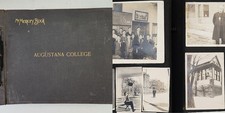 1917 antique TRAVEL PHOTO ALBUM w 792 photos Yellowstone Augustana College Cars picture