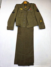 Original US Army WW2 Ike Jacket And 2 Pants -  Patches & Medals See Photos picture