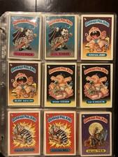 1985 Topps Garbage Pail Kids Series 1 Complete 82 Card Set Nasty Nick GPK OS1 picture