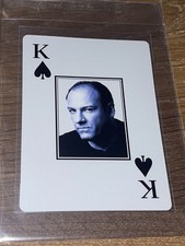 The Sopranos 2000 HBO Tony Soprano Rookie Card King Playing Card VERY RARE picture