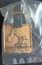 VINTAGE CATERPILLAR CAT BUCKET LOADER KEY WATCH FOB SYRACUSE SUPPLY NEW NOS picture
