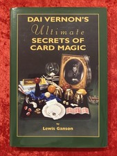 Dai Vernon’s “Ultimate Secrets Of Card Magic” Book By Lewis Ganson L&L Pub 1995 picture