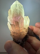 VERY RARE Cluster of purple/pink core Amethyst-Aurora Mine, Charcas, Mexico picture