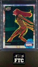 PHOENIX, Light FX Green, Ser #'d 64/99, Woman of Marvel, 2023 UD Marvel, SP picture