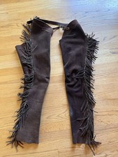 Genuine Leather Handmade Professional Western Rodeo Horseback Riding Chaparreras picture
