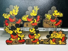 1935 Post Toasties Cereal Mickey Mouse Rollerskating Falling Disney Vintage picture